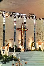 2000 Millenium Mass in Grant Park, Chicago, IL Custom Altar, Podium & Cross
