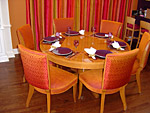 Custom cherry dining room set