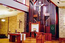 St. Dismas - custom organ enclosure and furnishings